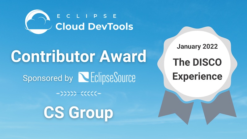 Contributor Award to CS Group